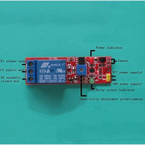 Módulo de Relé Taidacent 12V con Interruptor Reed AC 220V