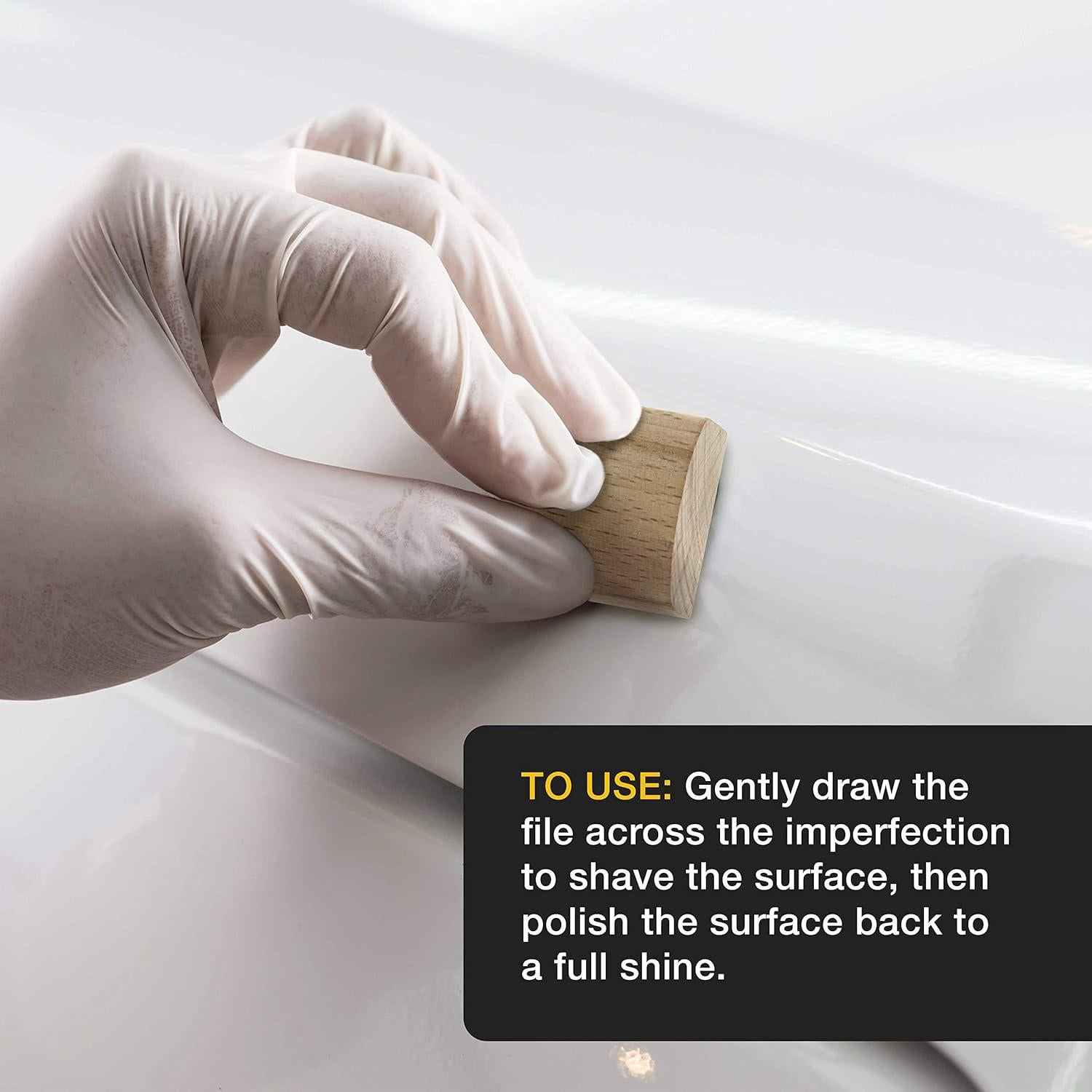 Lima de Punta Fina Dura-Gold para Pintura - Reparación de Acabado