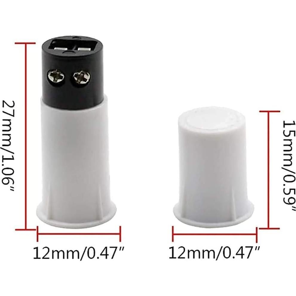 2 Sensores de Contacto Magnéticos NC GDQLCNXB para Puertas y Ventanas