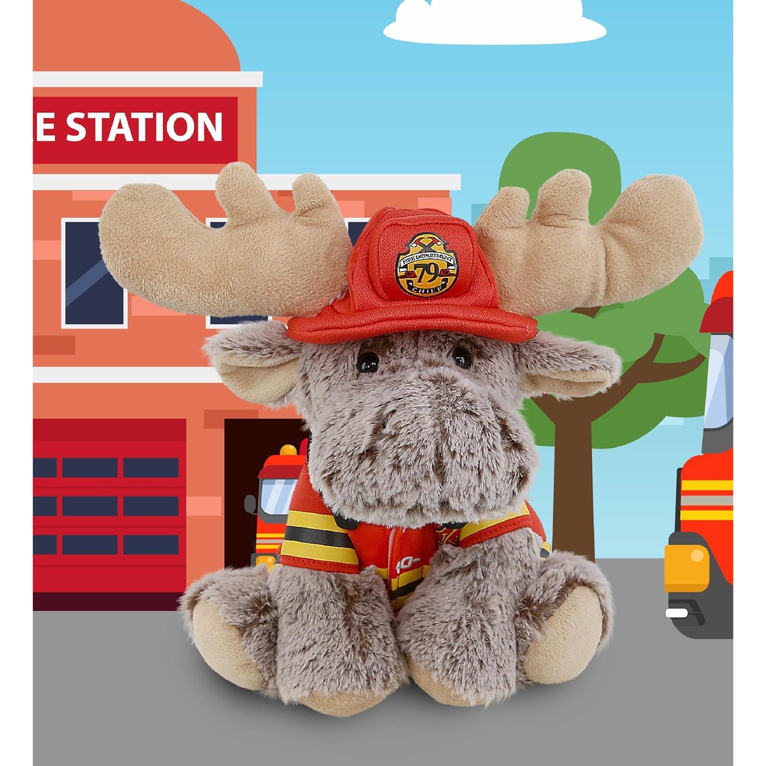 DolliBu Reno Bombero Peluche Personalizable 20 cm