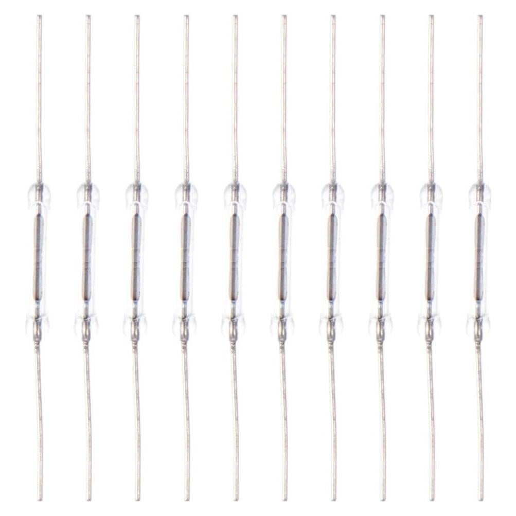 10 Pcs Interruptor Reed N/O 14mm Vidrio Electromagnético AllGIFT