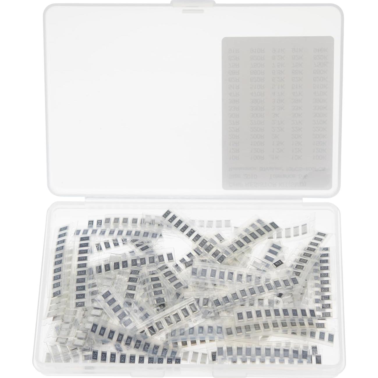 Kit de Resistencias 2010 5% Mericda 80 Valores x 10 Piezas