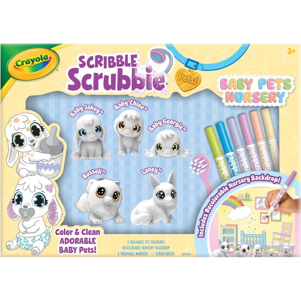 Guardería de Mascotas Crayola Scribble Scrubbie Baby