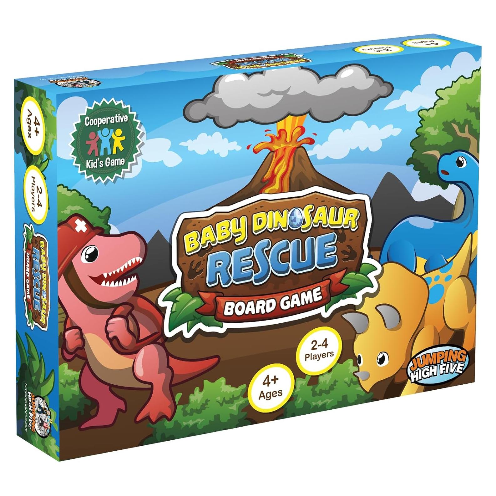 Juego de Mesa Cooperativo Rescate de Dinosaurios Jumping High Five