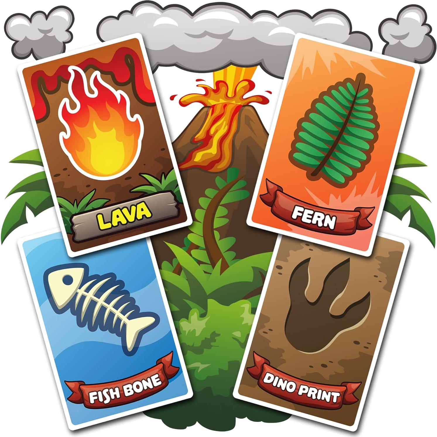 Juego de Mesa Cooperativo Rescate de Dinosaurios Jumping High Five