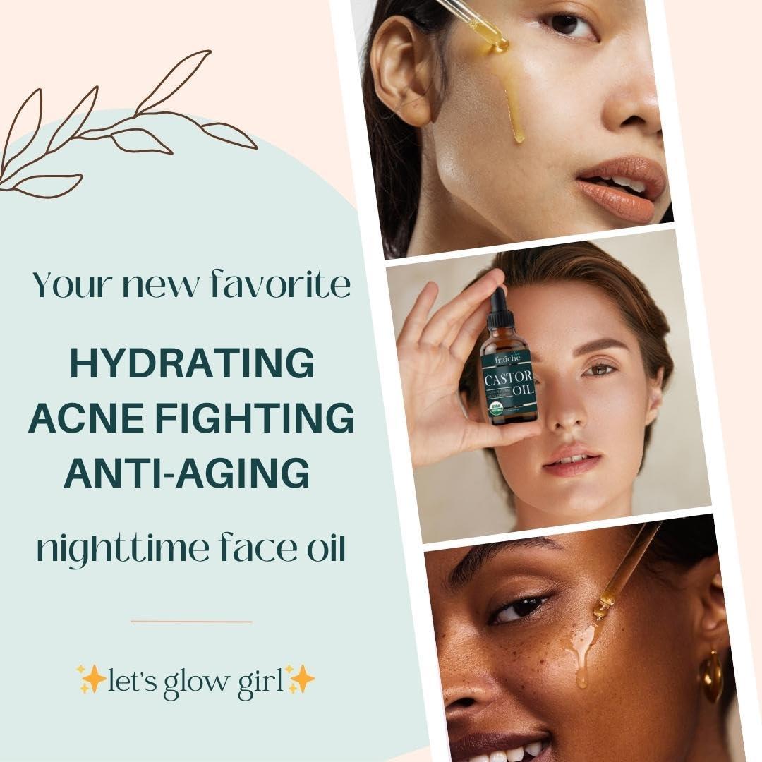 Aceite de Ricino Orgánico Live Fraiche 60 ml + Tubo Gratis