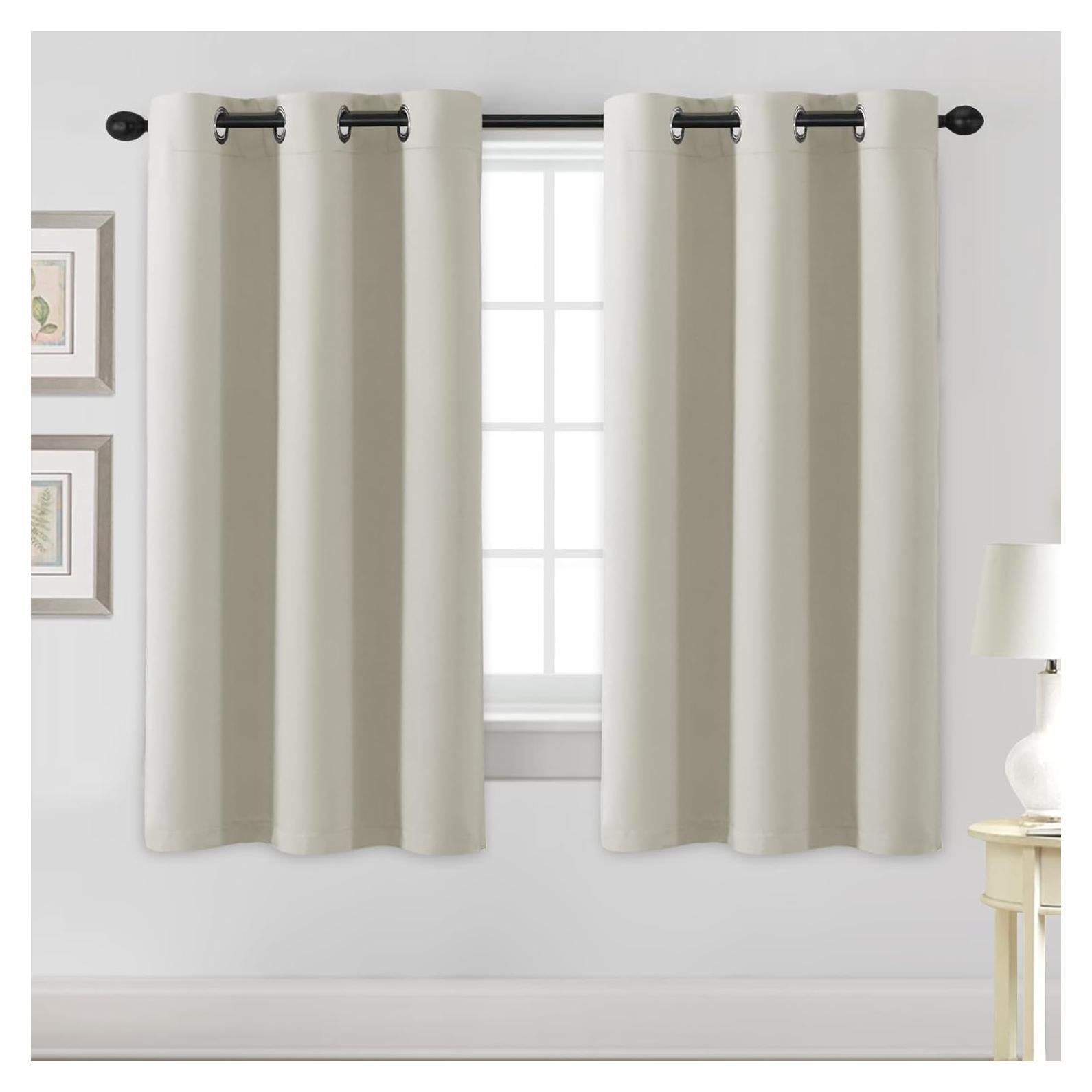 Cortinas Blackout H.VERSAILTEX 2 Paneles 106.68x160 cm Marfil