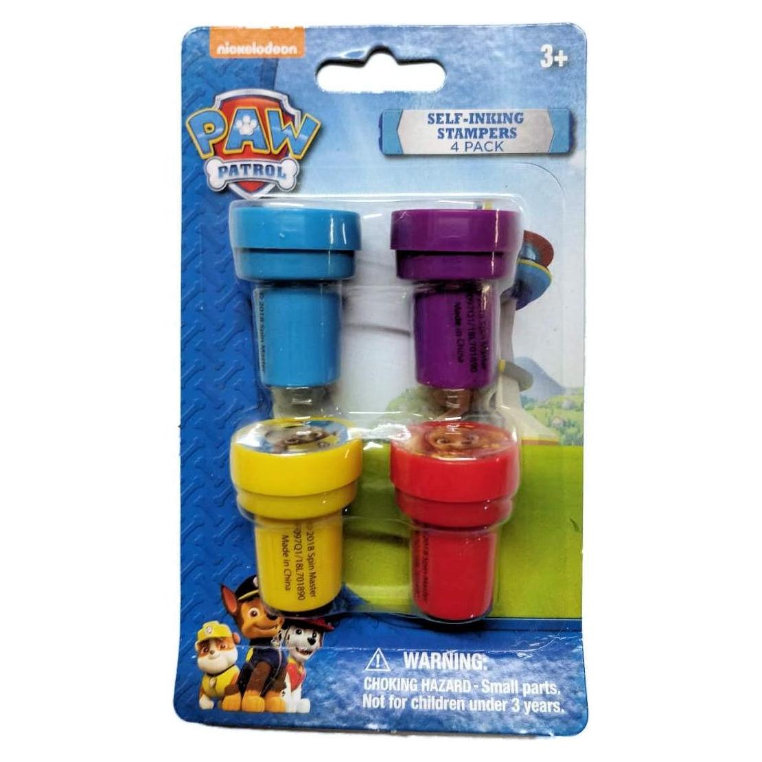 Sellos de Tinta Paw Patrol - Paquete de 4 Personajes