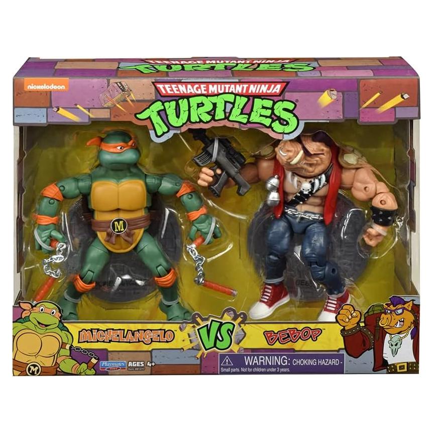 Teenage Mutant Ninja Turtles Mikey vs. Bebop 2 Pack