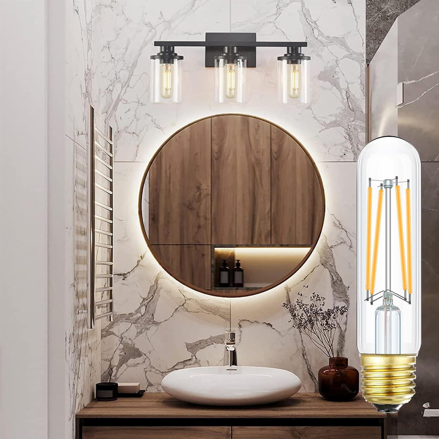 Bombilla LED E26 Regulable 8W 3000K Blanca Suave 6 Pack