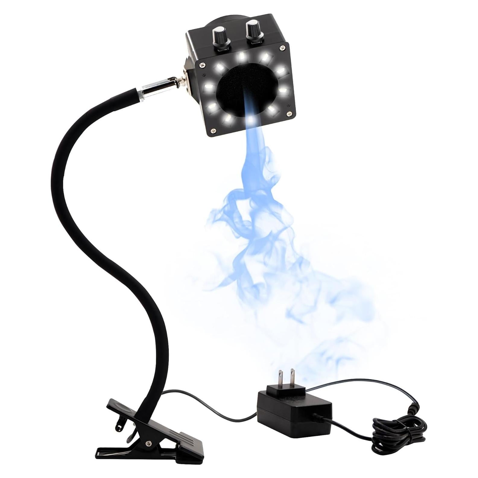 Extractor de humo de soldadura Treedix con luz LED y ventilador