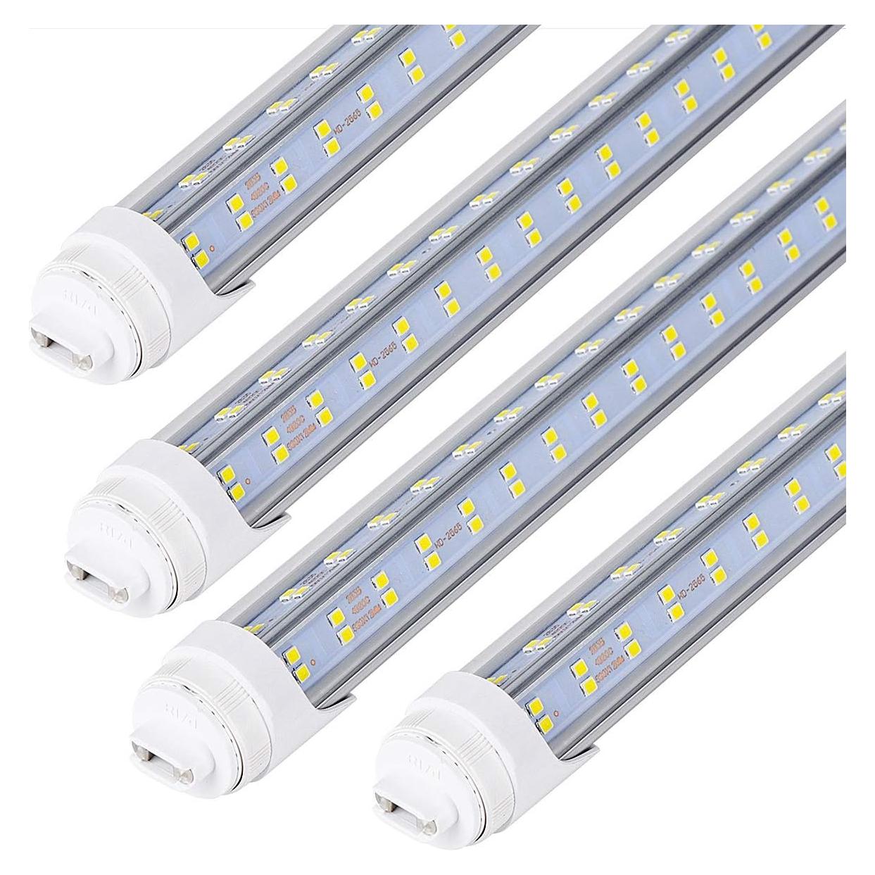 20 Pcs Bombillas LED T8 8ft R17D 144W 19000LM 6000K