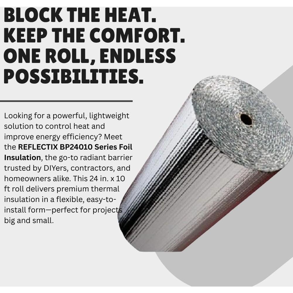 Aislante Reflectante Barrera Radiante Reflectix 61 cm x 3 m