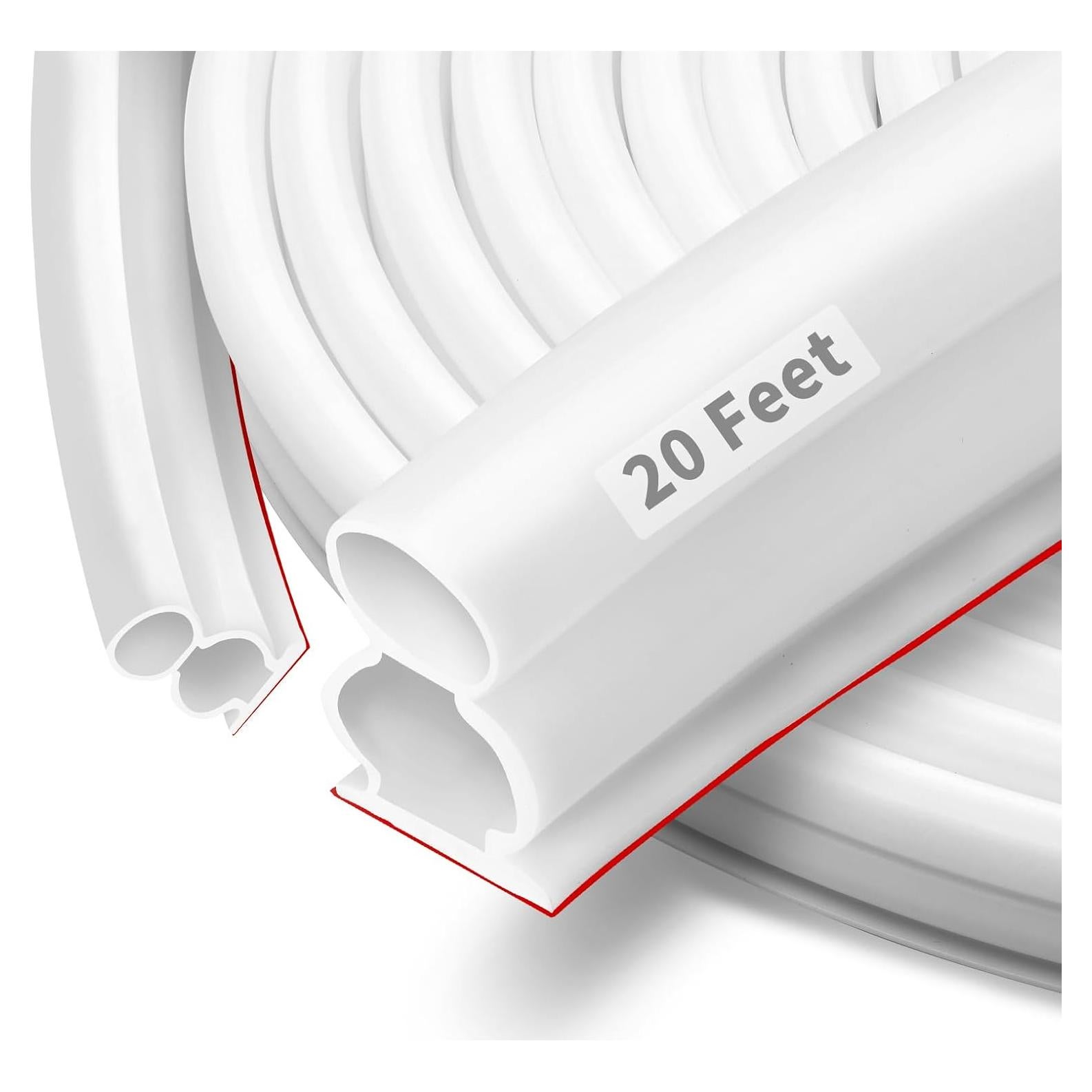 Tira de Sellado de Puerta de Goma Fingwerk 6.1m Blanca