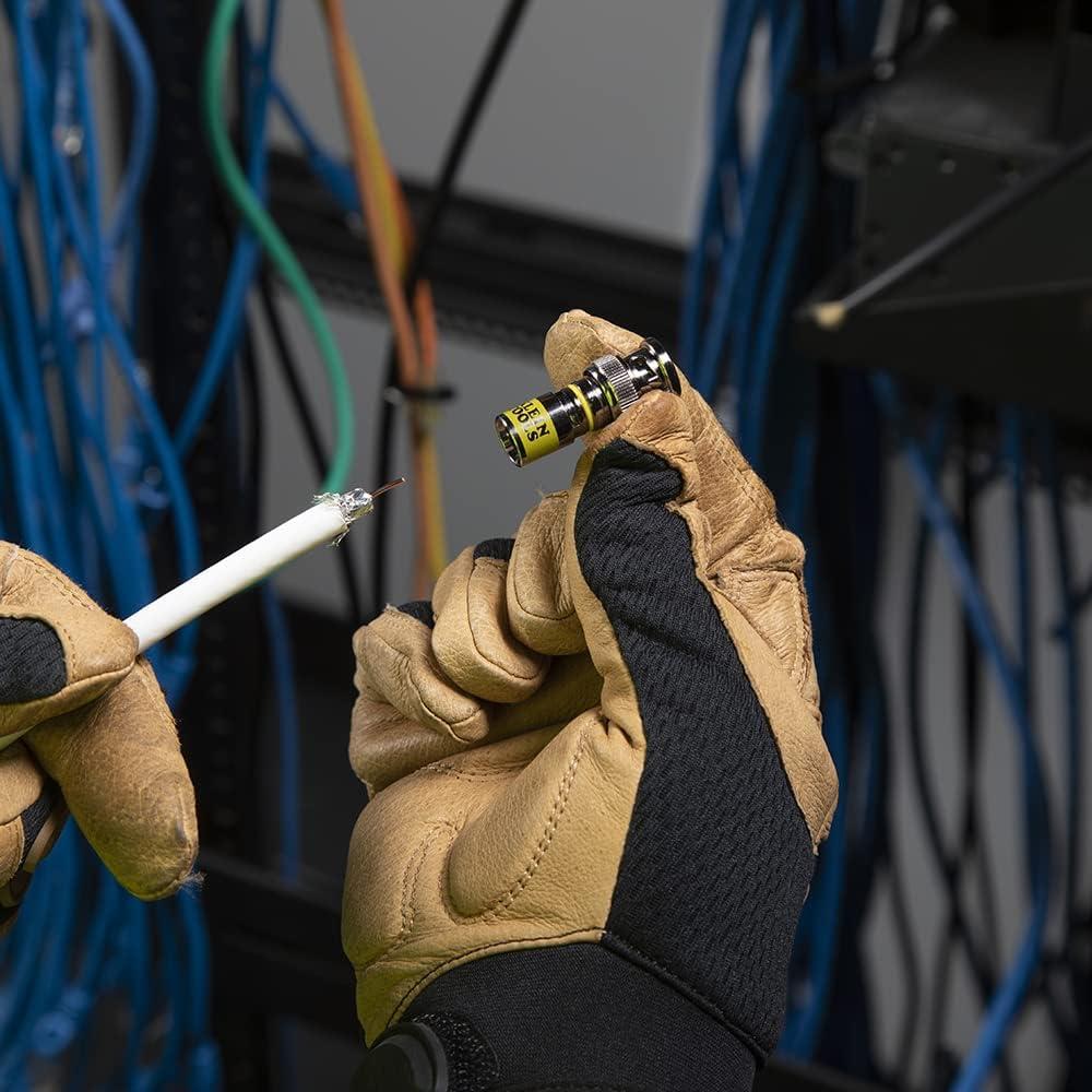 Conector Coaxial BNC Macho Klein Tools VDV813-607, Paquete 10