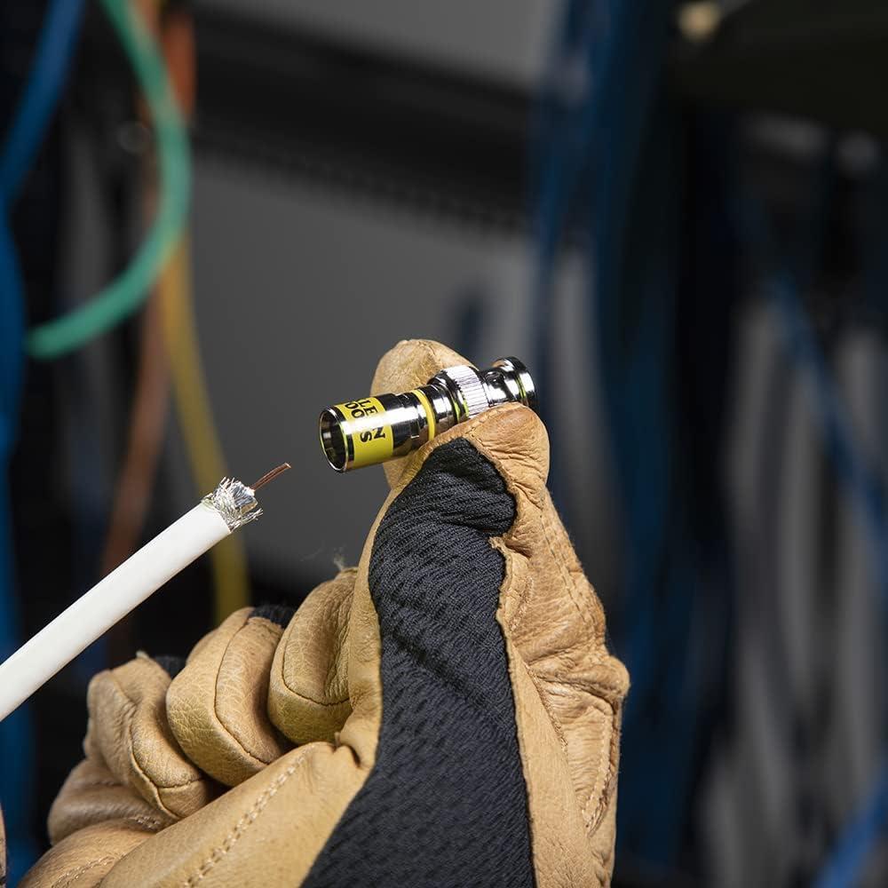 Conector Coaxial BNC Macho Klein Tools VDV813-607, Paquete 10