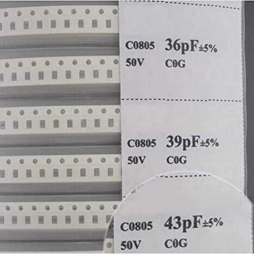 Kit de Capacitores SMD 0805 YOBETT 92 Valores 0.5pF-10uF