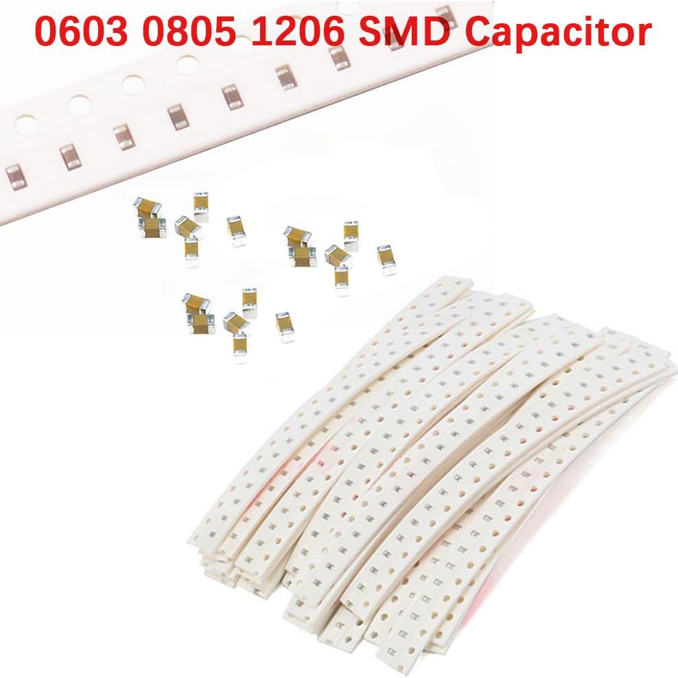 Kit de Capacitores y Resistores SMD Molence 2460PCS 10pF-22uF
