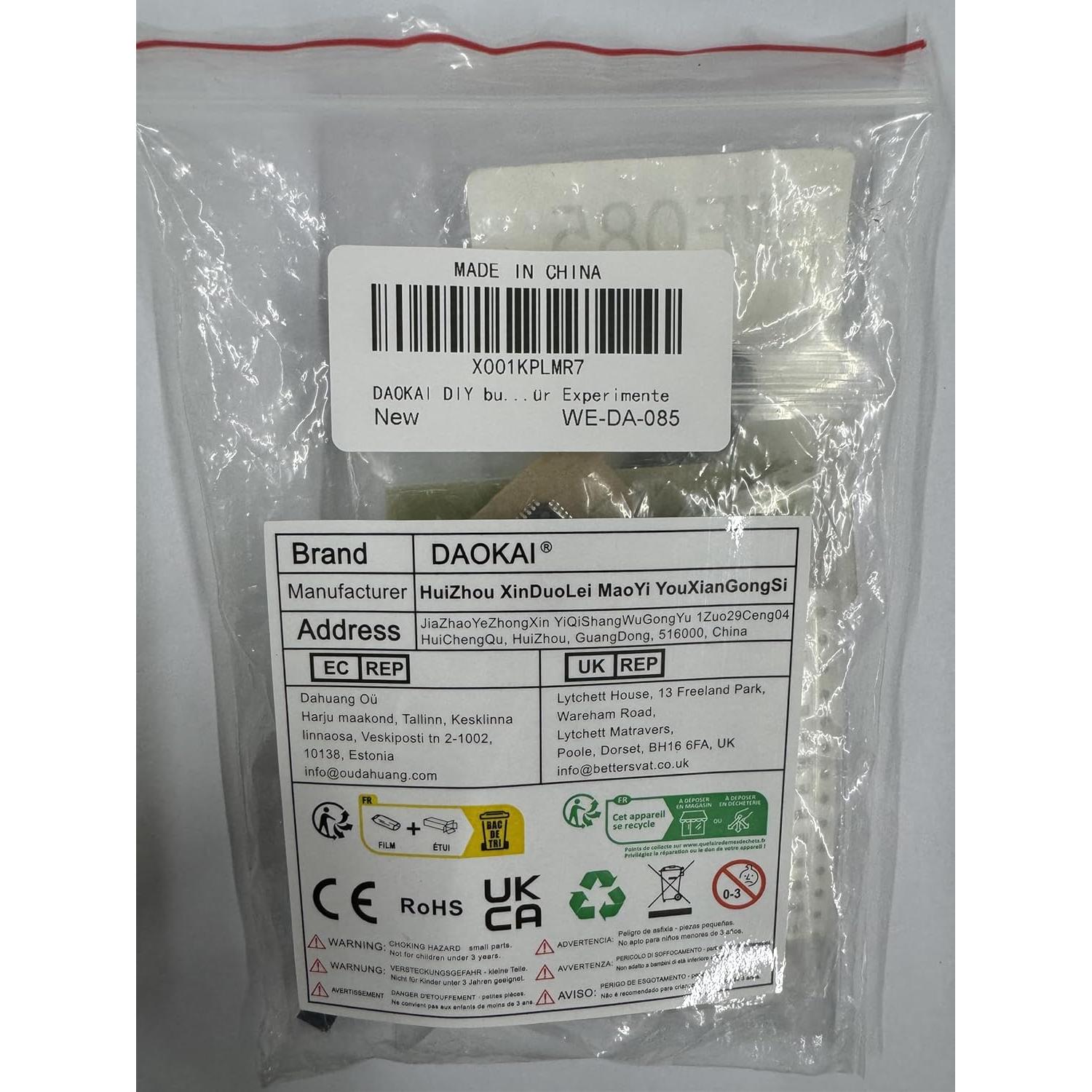 Kit de Práctica de Soldadura SMD DAOKAI 77 Componentes