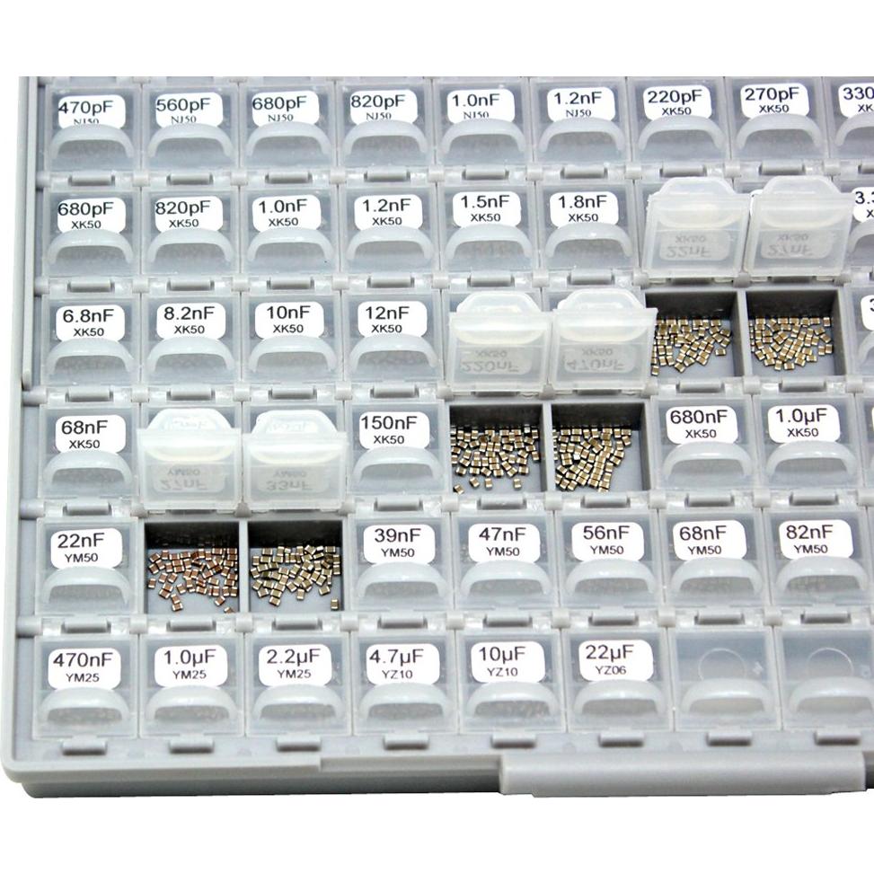 Kit de Capacitores SMD AideTek 0805 - 103 Valores, 50pcs/Valor