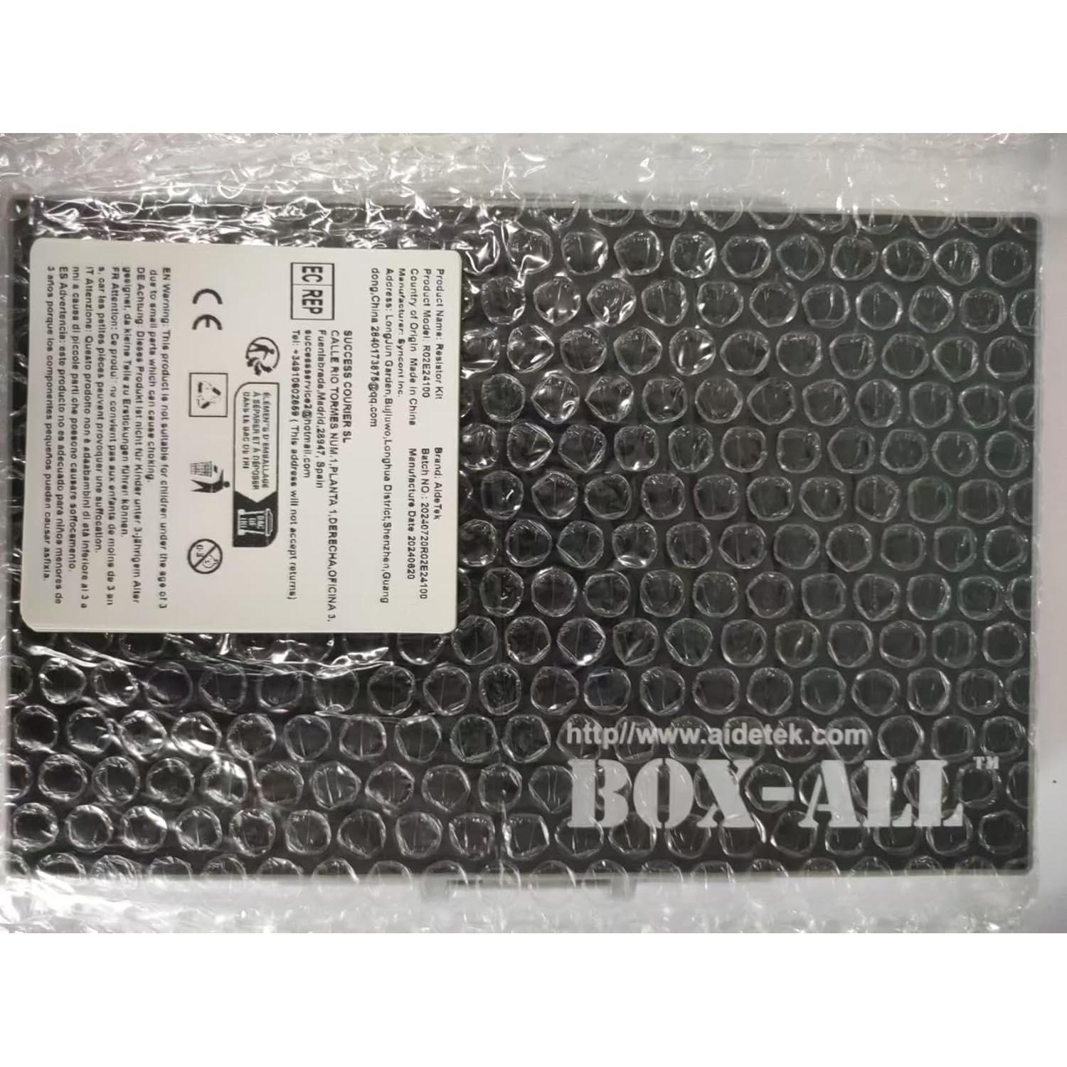 Kit de Resistores SMD 0201 AideTek 144 Valores 1% 14400 pcs