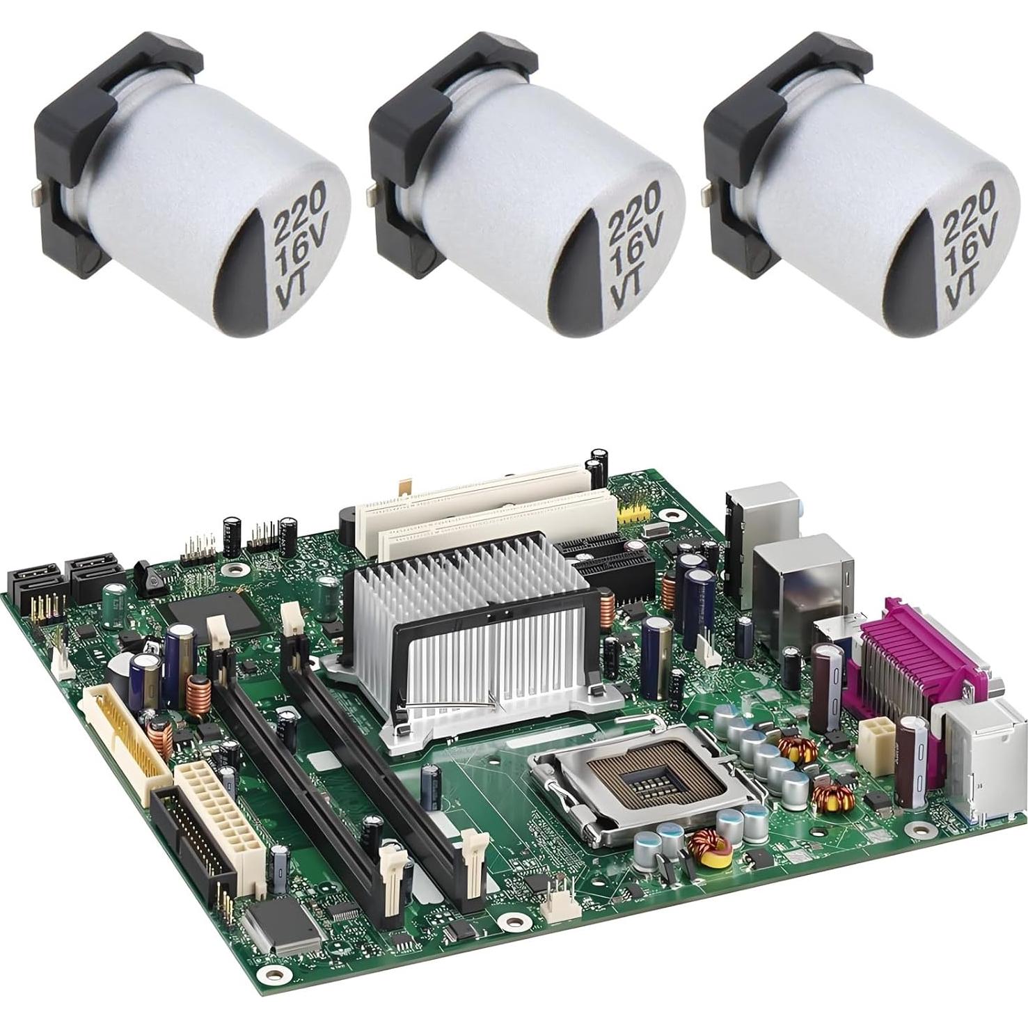 Capacitores Electrolíticos SMD 220UF 16V SING F LTD 20pcs