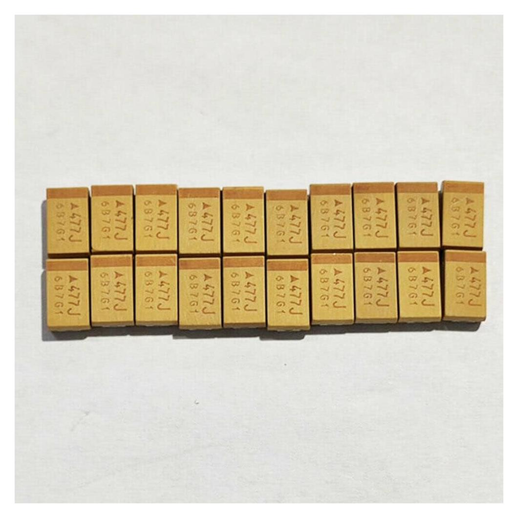 Capacitores de Tantalio TEAMWILL 470uF 6.3V SMD 20PCS
