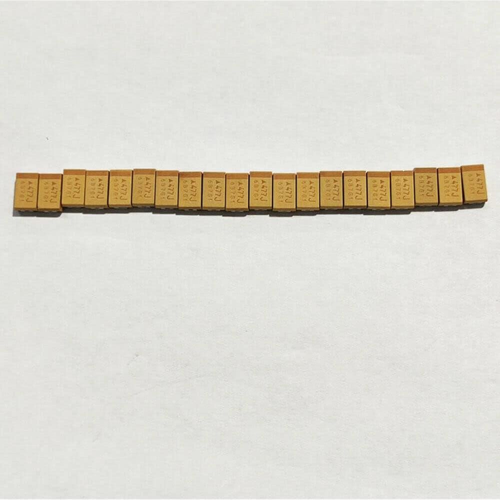 Capacitores de Tantalio TEAMWILL 470uF 6.3V SMD 20PCS