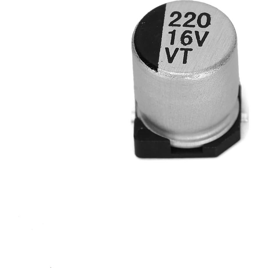 20 Capacitores Electrolíticos SMD 220uF 16V Ruimou para Electrónica