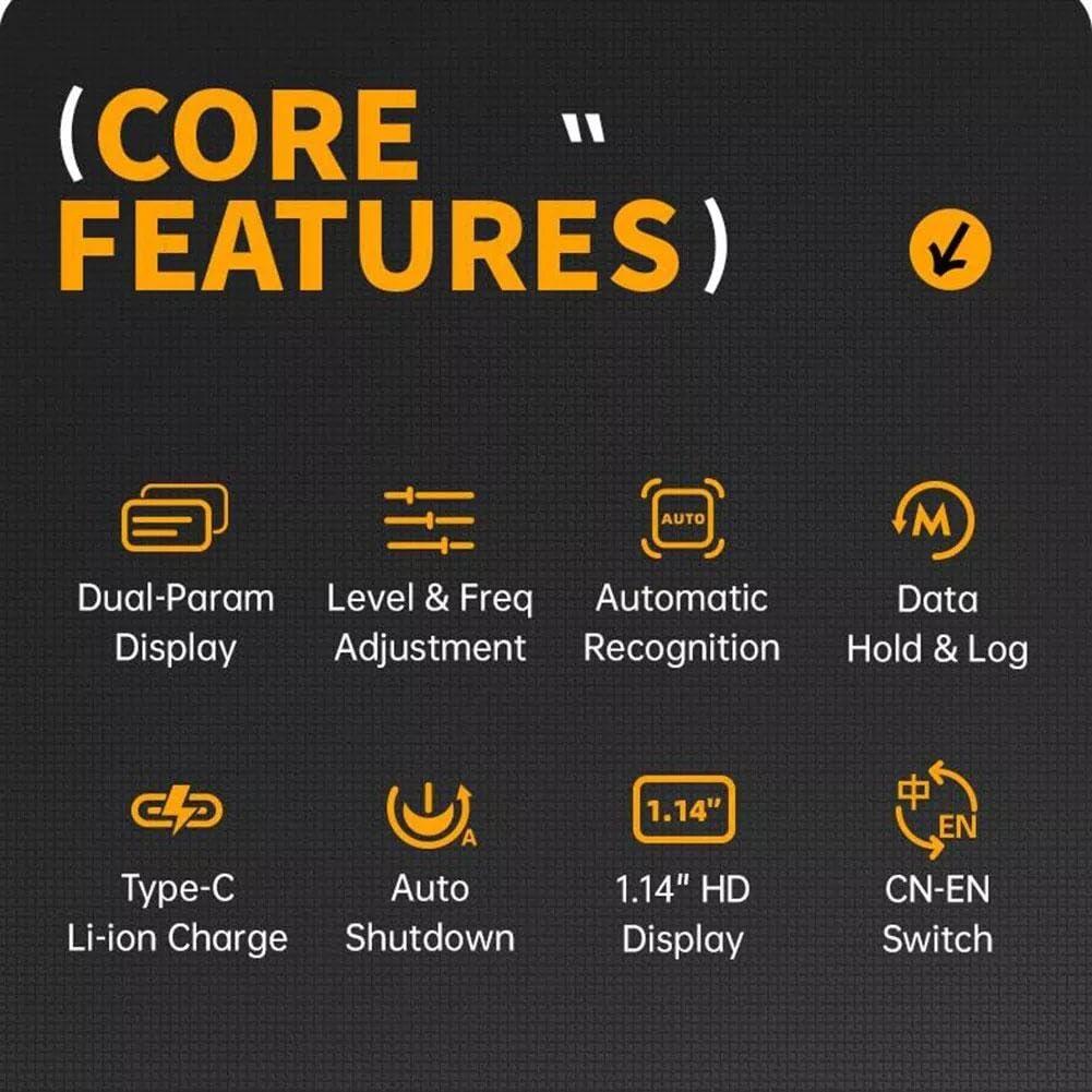 Medidor LCR Inteligente Genérico LCR-ST1 con Pinzas y Bolsa