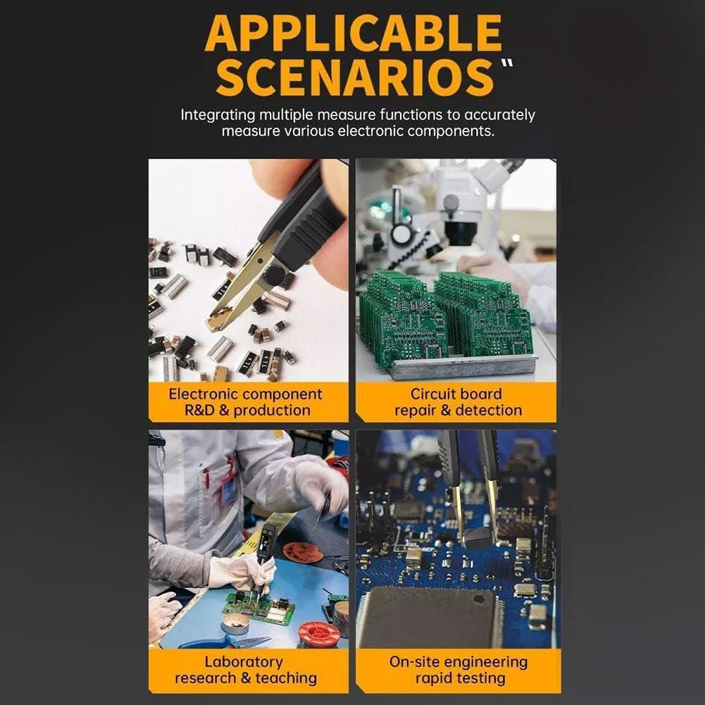 Medidor LCR Inteligente Genérico LCR-ST1 con Pinzas y Bolsa