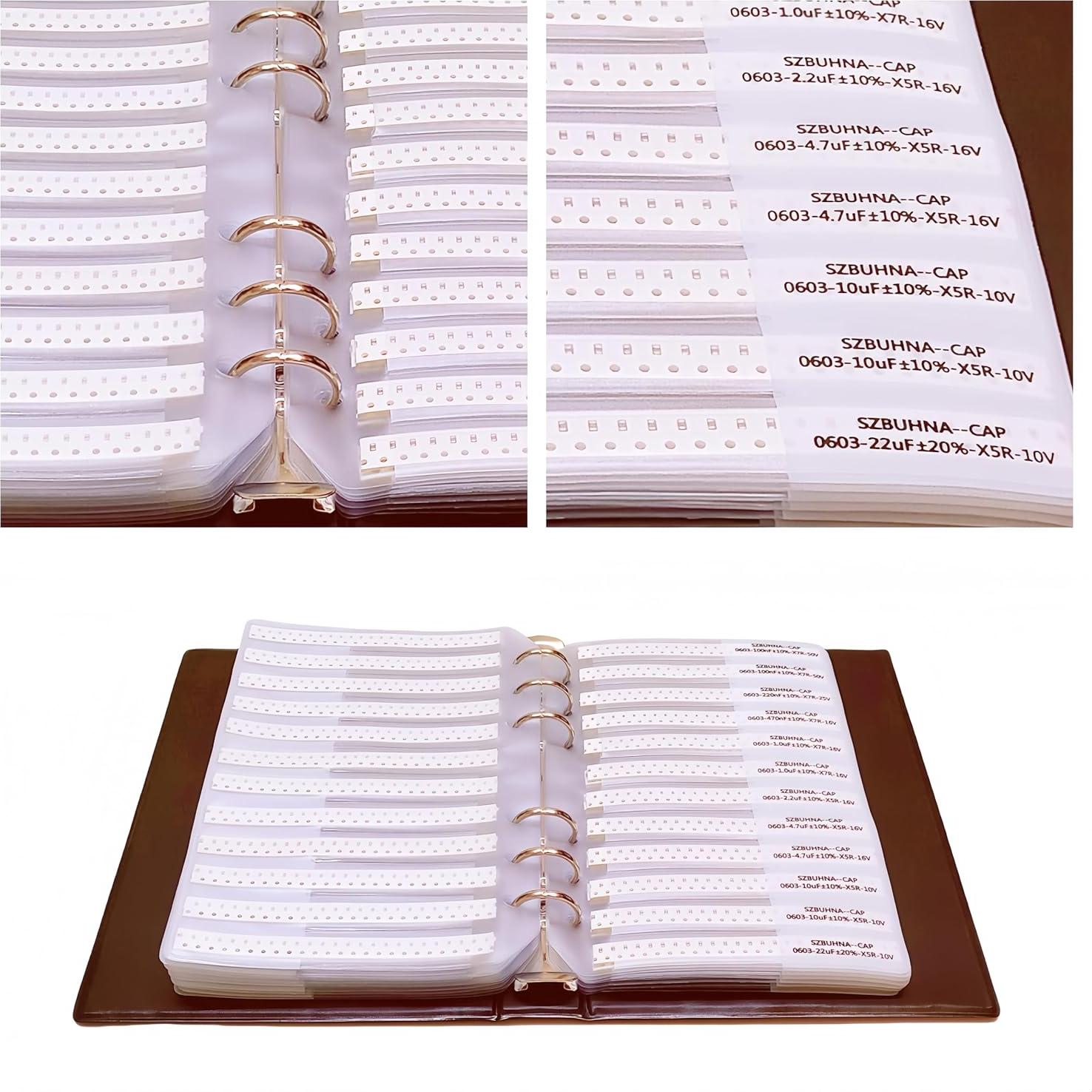 Kit Electrónico SMD 0402 0603 0805 1206 - Capacitores y Resistencias