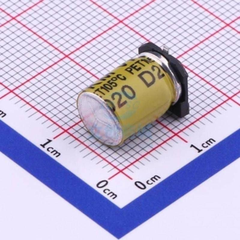 5 Capacitores Electrolíticos de Aluminio SMD 12uF 200V