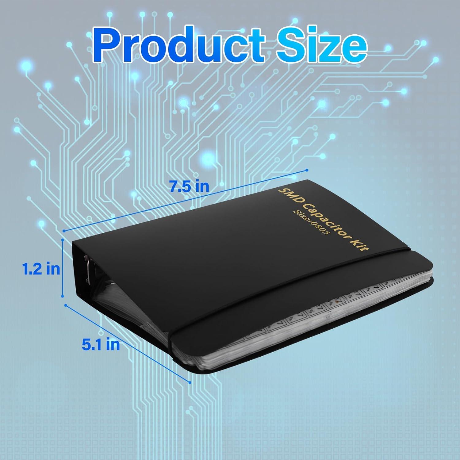 Kit de Capacitores SMD 0805 EMGTMS - 2300pcs Variedad