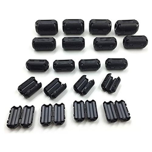 20 Clips de Cable de Ferrita FORSUN para Reducción de Ruido