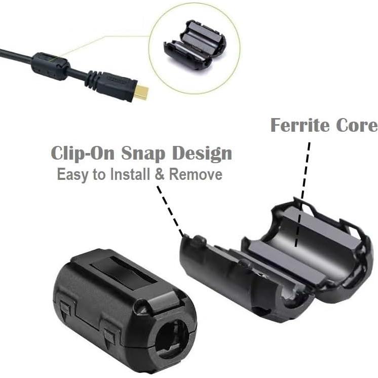 20 Filtros de Ruido VSKEY para Cables USB y Audio