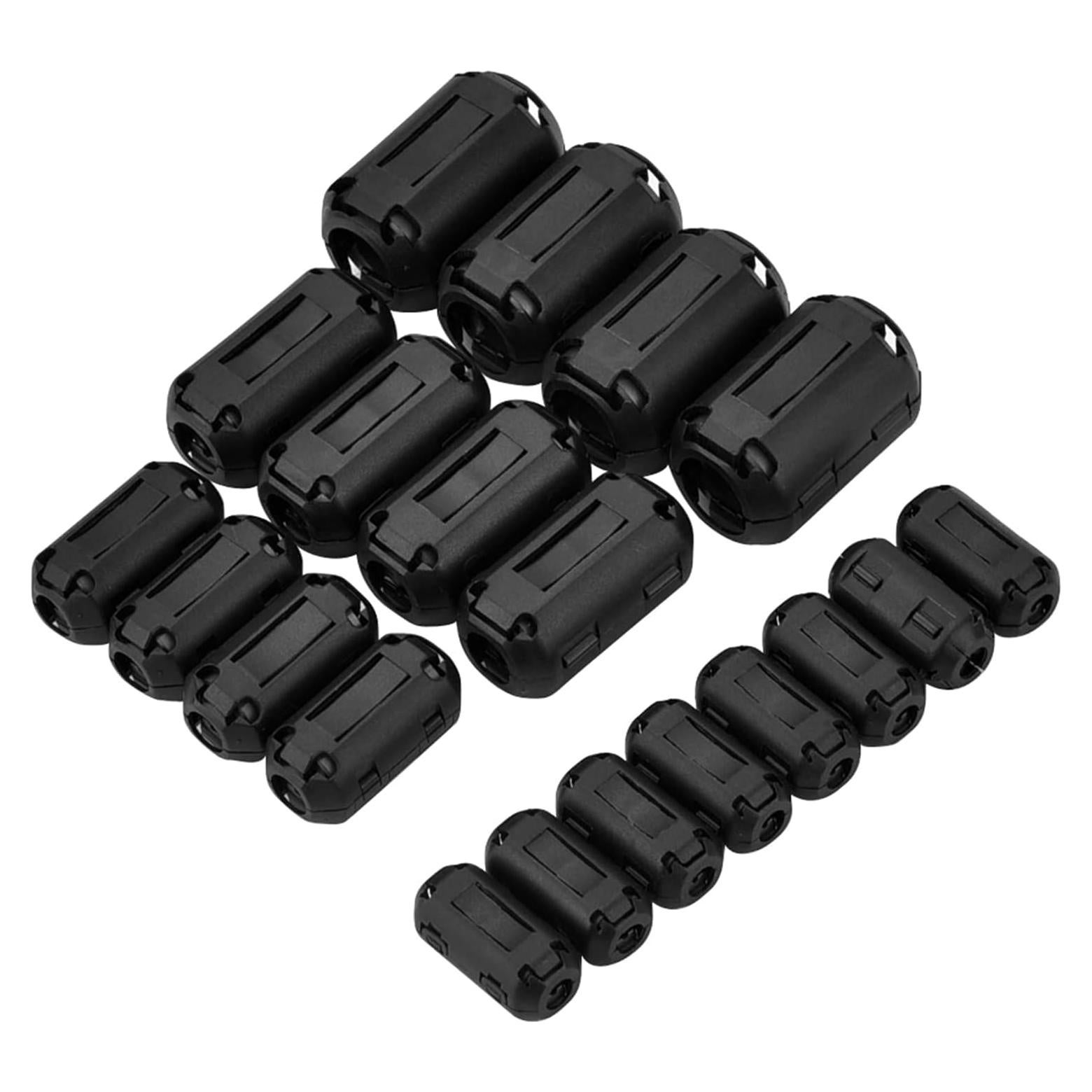 Clip de Núcleo de Ferrita XShine 20 Piezas 3-13mm Negro