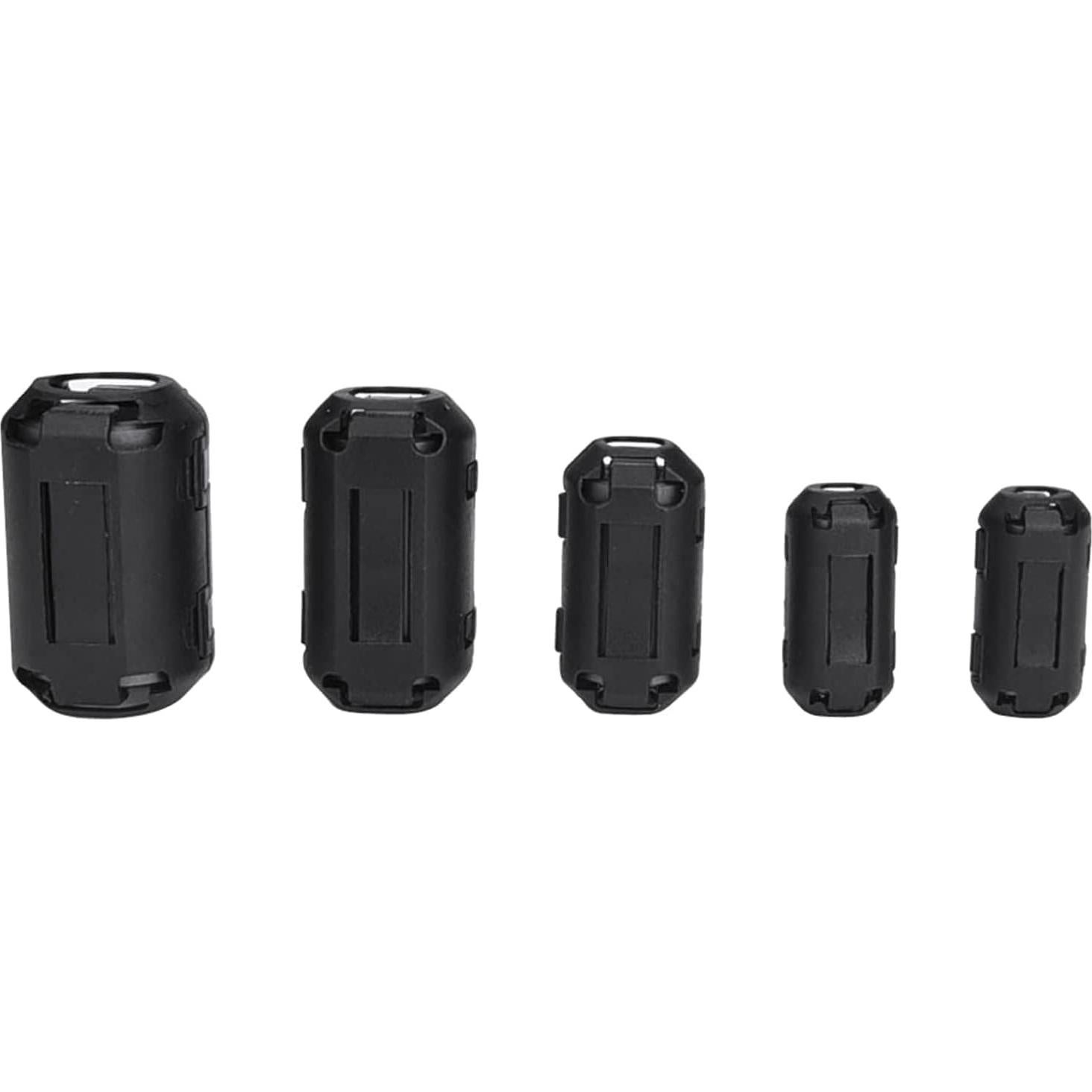 Clip de Núcleo de Ferrita XShine 20 Piezas 3-13mm Negro