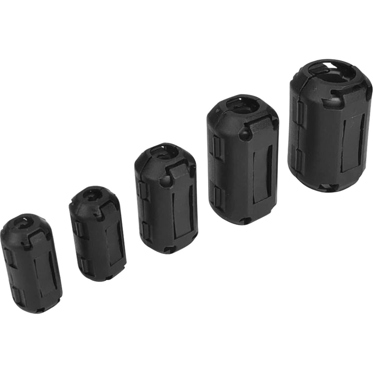 Clip de Núcleo de Ferrita XShine 20 Piezas 3-13mm Negro