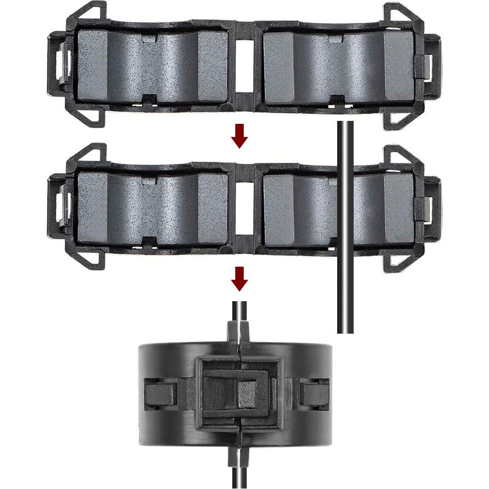 Núcleos de Ferrita Anillo uxcell 15mm para Cable 10pcs