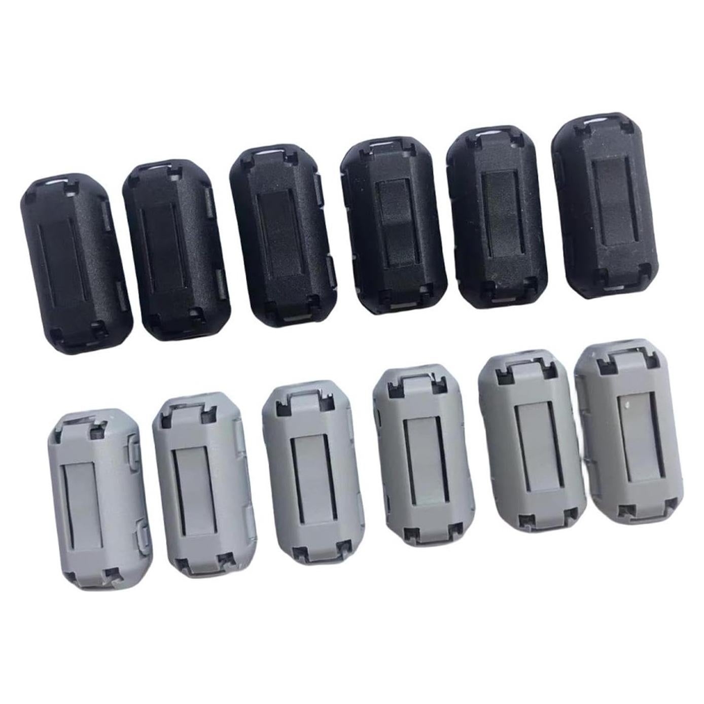Filtro Electrónico Núcleo de Ferrita 3.5mm 12pcs Negro
