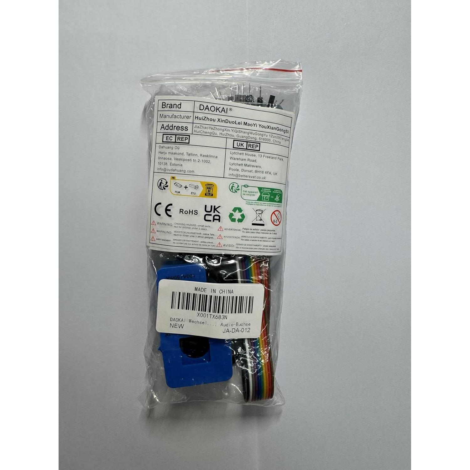 Transformador de Corriente SCT-013-000 100A/50mA + Módulo ADC