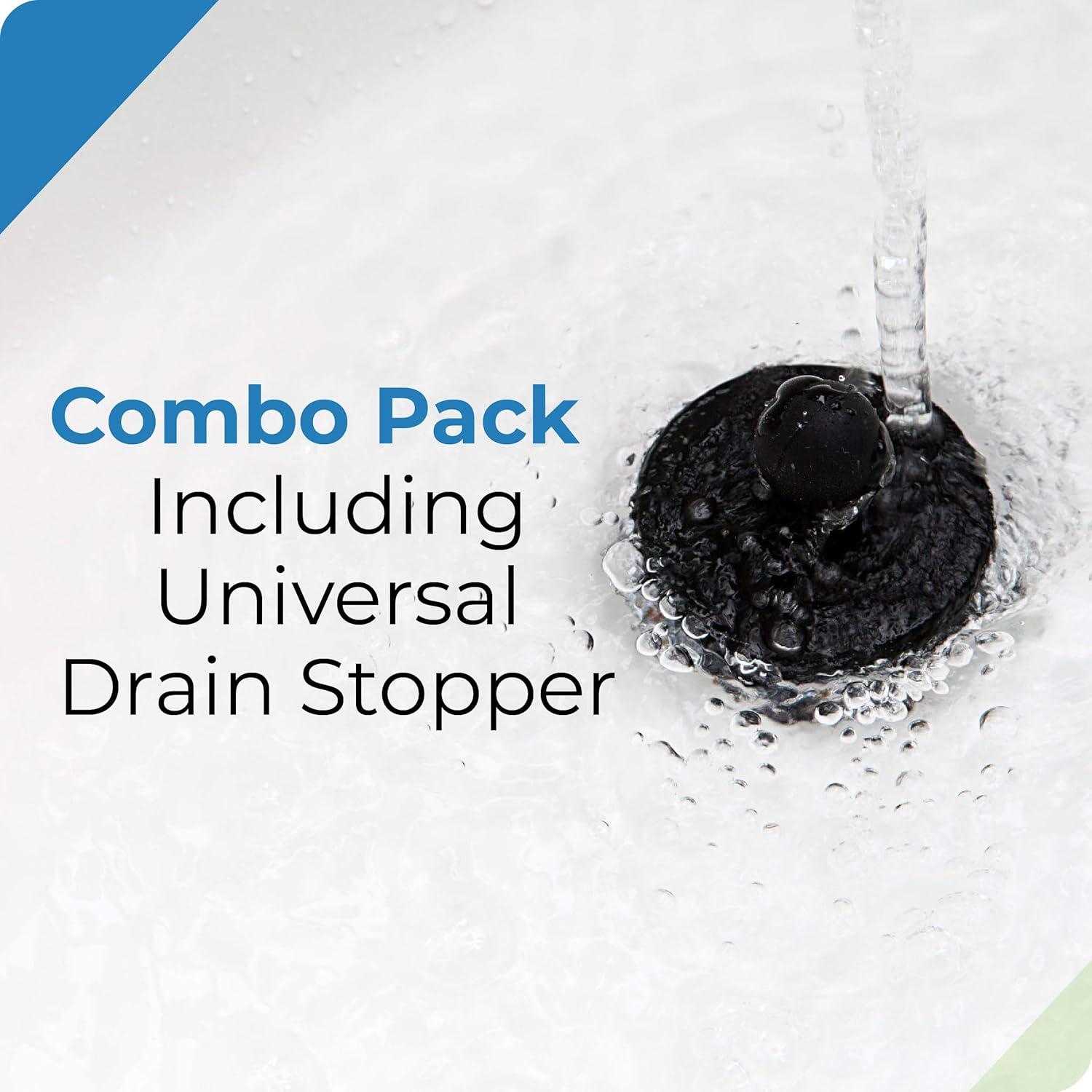 Capturador de Cabello TubShroom + Tapón Silicona 3.81 cm