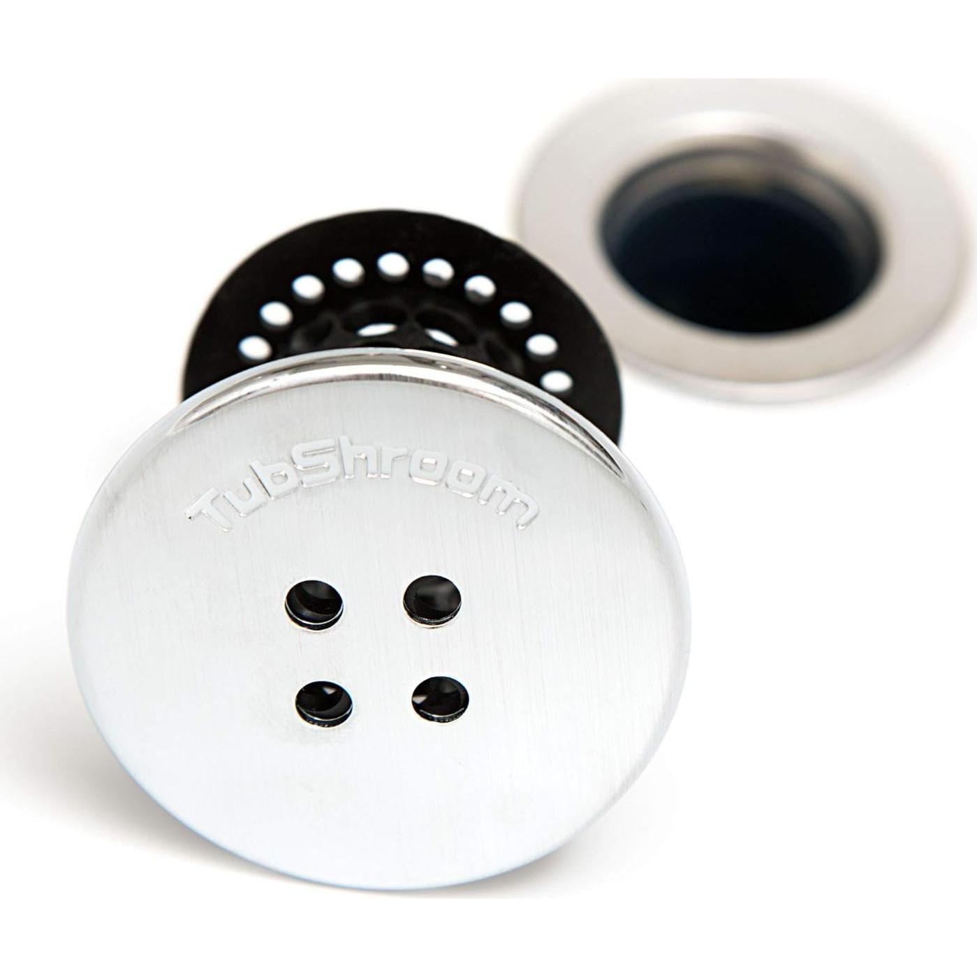 Capturador de Cabello TubShroom + Tapón Silicona 3.81 cm