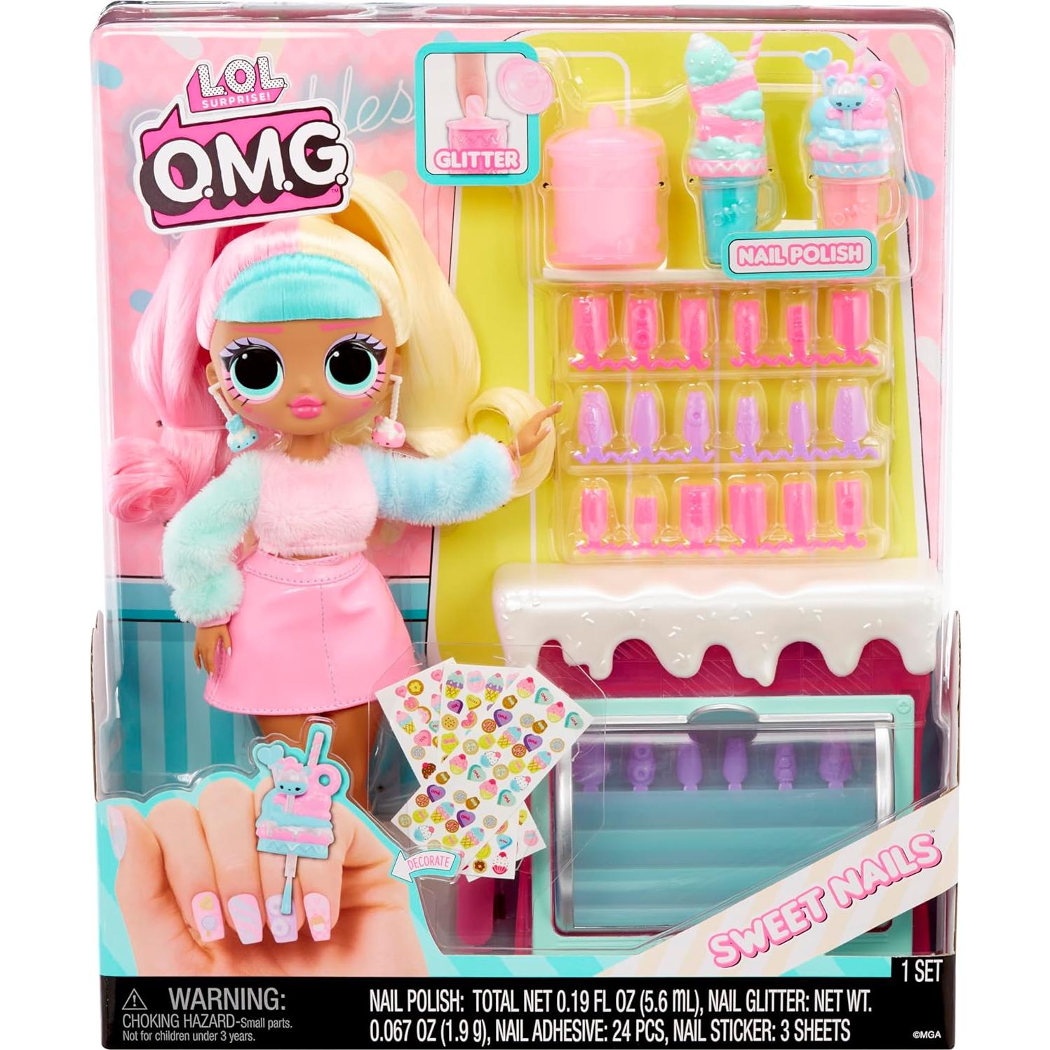 L.O.L. Surprise! OMG Uñas Dulces - Tienda Chispas Dulces 15 Sorprisas