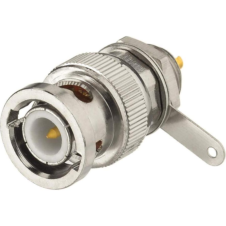 Conector BNC Macho Pasante Soldadura 5pcs wlaniot 50 Ohm