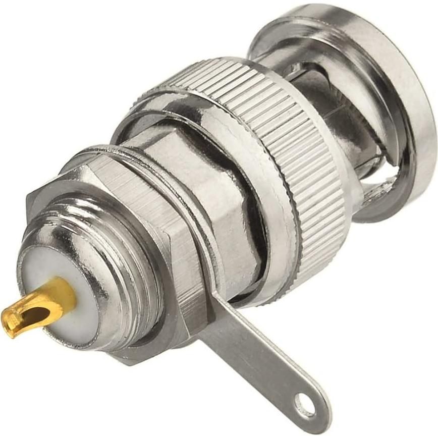 Conector BNC Macho Pasante Soldadura 5pcs wlaniot 50 Ohm