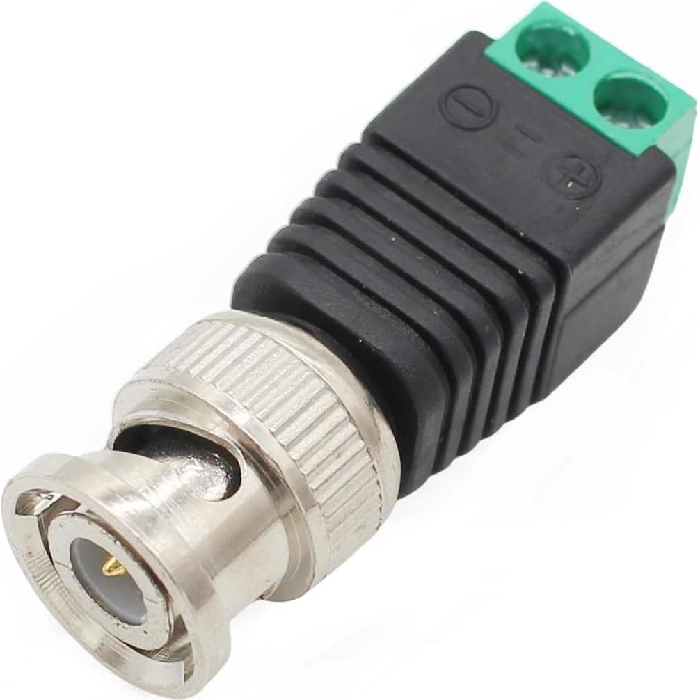 Adaptador Balun Macho BNC AIMHDUTY Paquete de 20 para CCTV