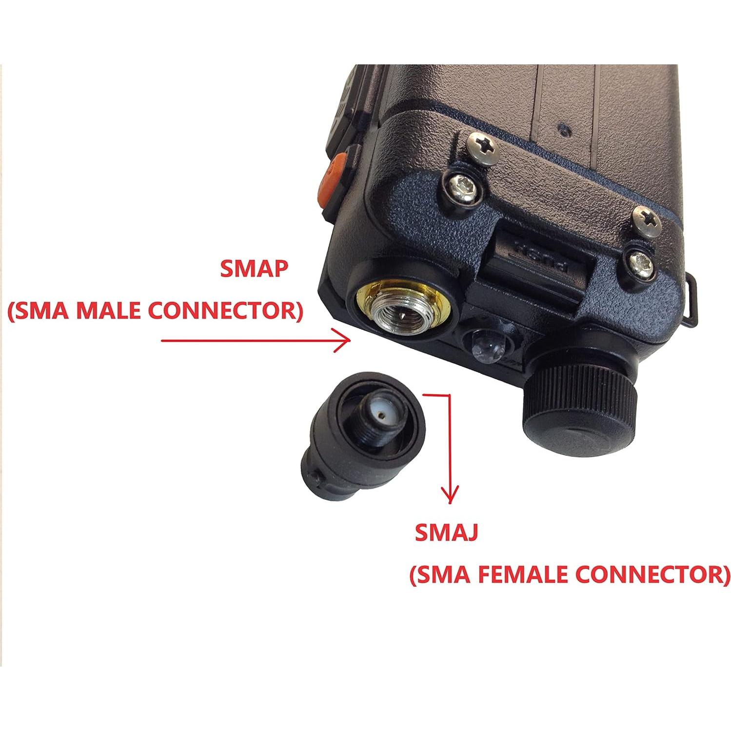 Conector Adaptador BNC Femenino a SMA Femenino Chiko 3 Pzas