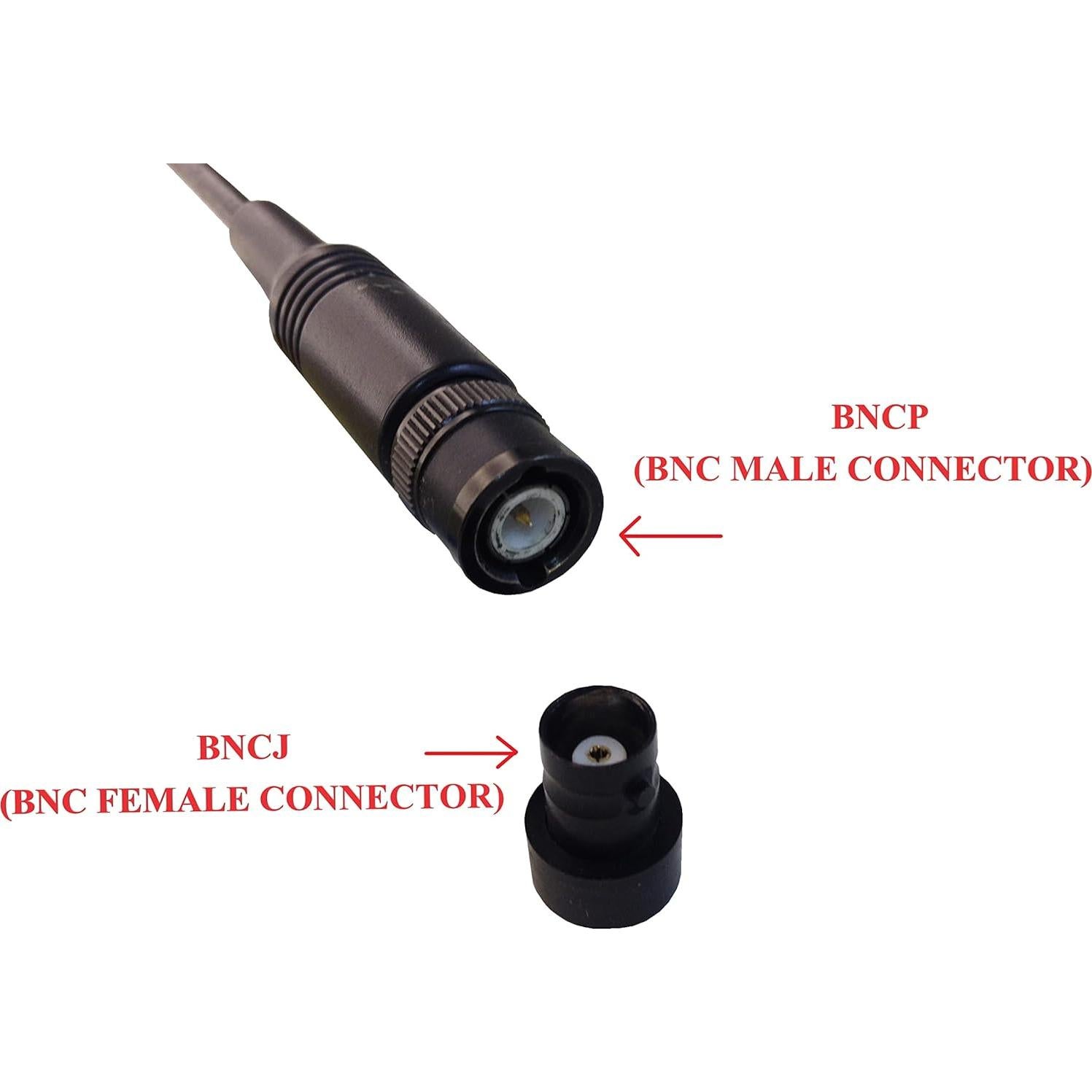 Conector Adaptador BNC Femenino a SMA Femenino Chiko 3 Pzas